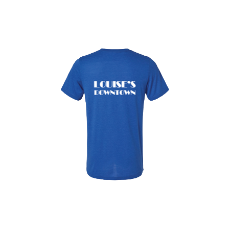 Blue Tee — Louise's Downtown merch